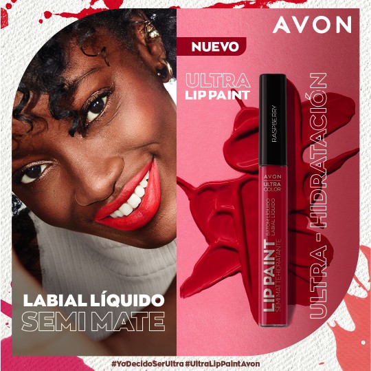 Labial liquido semimate, avon.