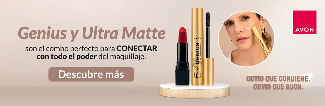 Genius y Ultra Matte. Obvio que Avon