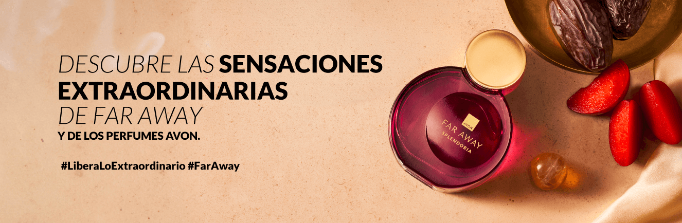 Descubre las sensaciones extraordinarias de Far Away y de los perfumes Avon.