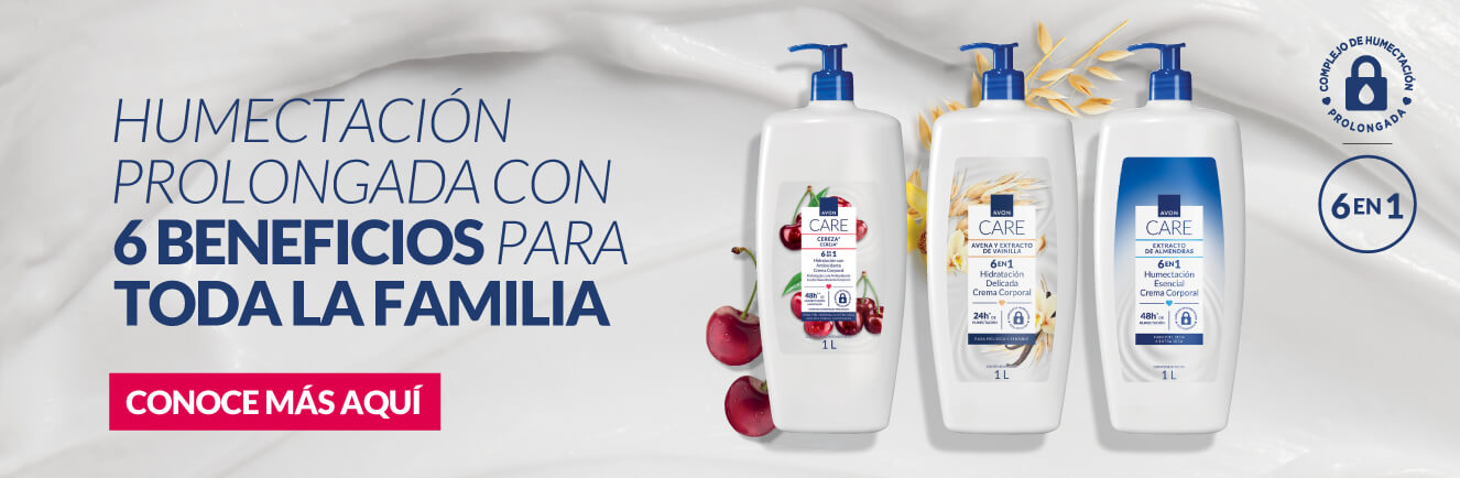 Avon Care, humectación prolongada con 6 beneficios