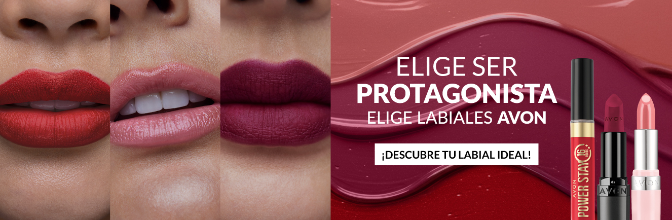 Elige ser protagonista, elige labiales Avon