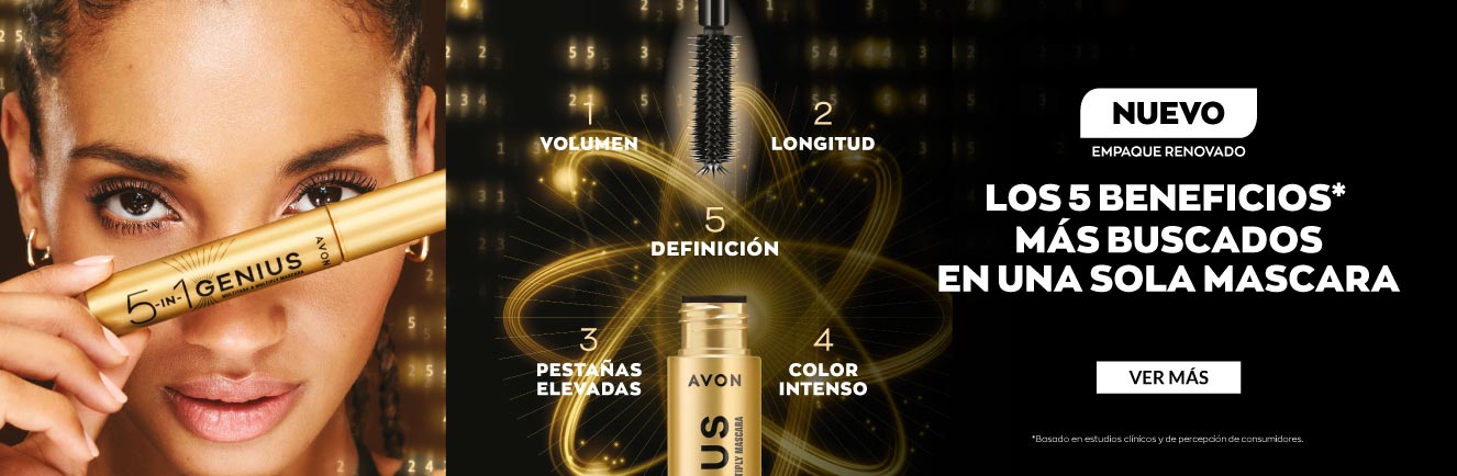 Nueva Mascara 5 in 1 Genius de Avon