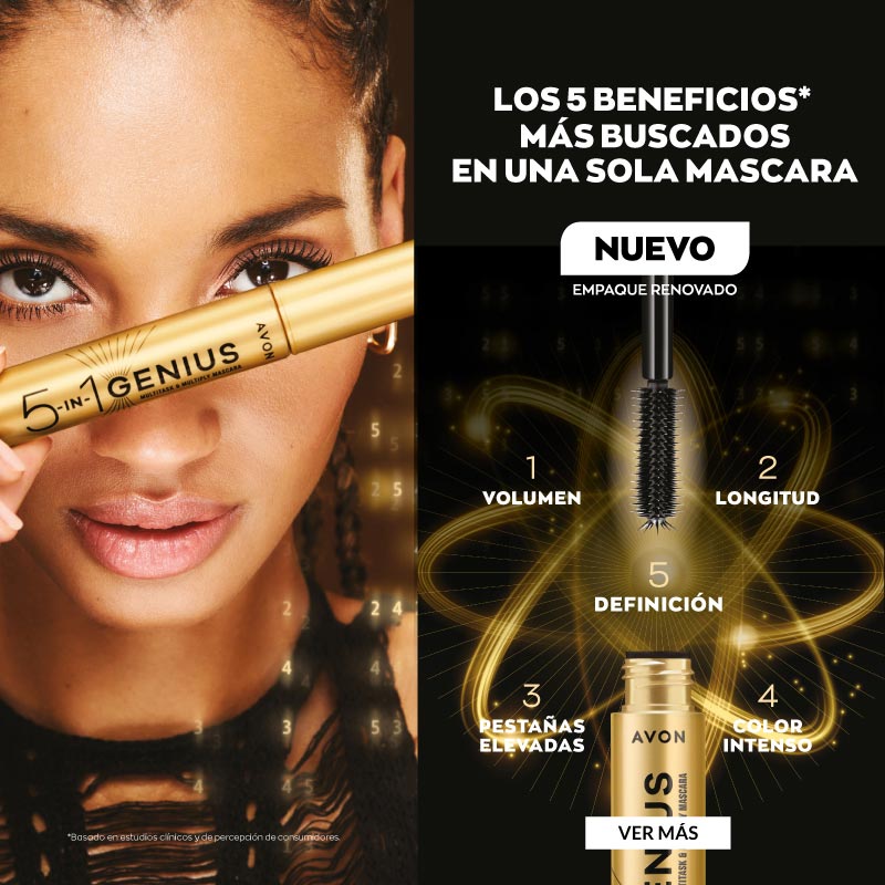 Nueva Mascara 5 in 1 Genius de Avon