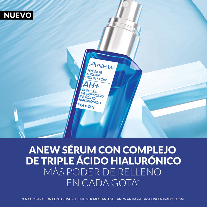 ANew Serum con complejo de triple ácido hialurónico